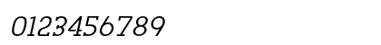Branford Bold Italic Numeric Preview