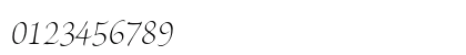 Brioso Pro Light Italic Display Preview