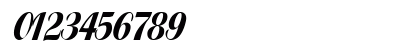 Broach Italic Numeric Preview