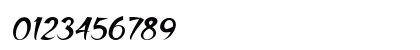 Broomstick Bold Italic Numeric Preview