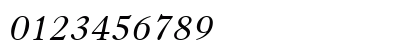 BruceOldStyle BT Italic Preview