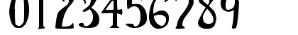 Bruce Regular Numeric Preview
