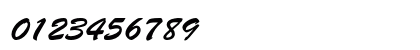 Brush Script Std Medium Numeric Preview