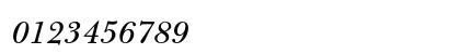Bulmer MT Std Italic Preview