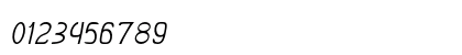 Burbio Italic Numeric Preview
