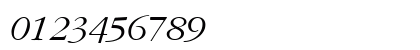 C_Garamond Italik Medium Numeric Preview