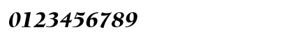 California Bold-Oblique Numeric Preview