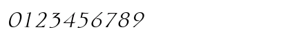 Cally 721 Italic Preview