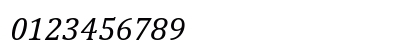 Cambria Italic Preview