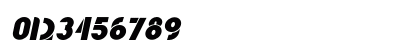 Carda Bold Italic Numeric Preview