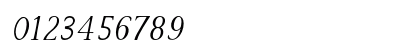 Carlmont Italic Numeric Preview