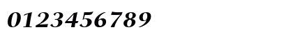 Carmina Md BT Bold Italic Numeric Preview