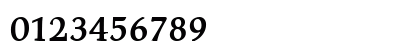 Carmine Bold Numeric Preview