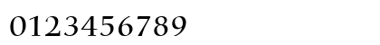Carmine Normal Numeric Preview