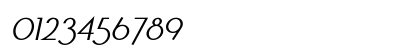 Carnelian Bold Italic Numeric Preview