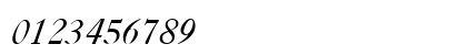 Casablanca Italic Numeric Preview