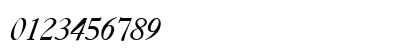 Casablanca Italic Numeric Preview