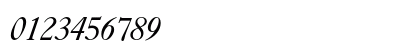 Caslon 540 Italic Numeric Preview