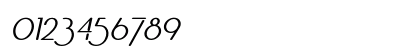 Catalina Bold Italic Numeric Preview