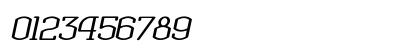 Centerfield Bold Italic Numeric Preview