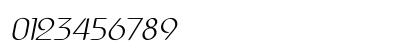 Centro Italic Numeric Preview