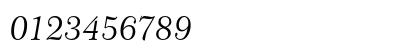 Century 751 Italic Numeric Preview