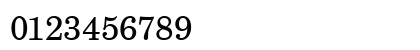 CenturySchLTU Regular Numeric Preview