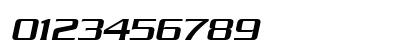 Chaney-Extended Italic Numeric Preview