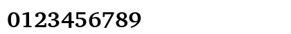 Charter Bd BT Bold Numeric Preview