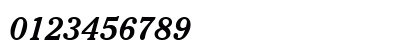 Cheltenhm BdItHd BT Bold Italic Numeric Preview