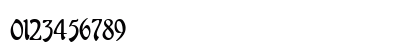 Cheshire Regular Numeric Preview
