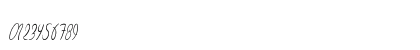Chopstics Condensed Italic Preview