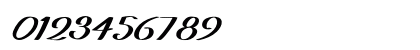 Cirisi Bold Italic Numeric Preview
