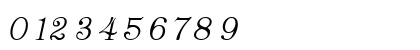 Classica Medium Italic Numeric Preview