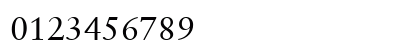 ClassGarmnd BT Roman Numeric Preview