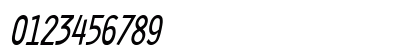 Clean-Condensed Bold Italic Numeric Preview