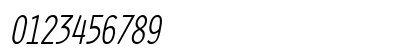 Clean-Condensed Italic Numeric Preview