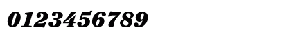 ITC Clearface Black Italic Numeric Preview
