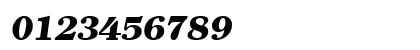 ClearlyRomanHeavy kursiv Numeric Preview