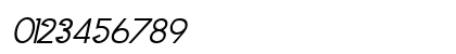 Clocker Bold Italic Numeric Preview