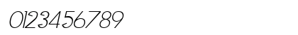 Clocker Italic Numeric Preview