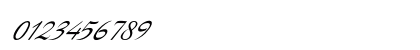 Cloverleaf Italic Numeric Preview