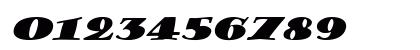 CoffeeSackExtended Italic Numeric Preview