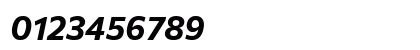 Commissioner Bold Italic Numeric Preview