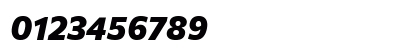 Commissioner ExtraBold Italic Numeric Preview