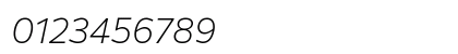 Commissioner Flair ExtraLight Italic Preview