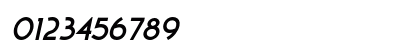 Convil Italic Numeric Preview
