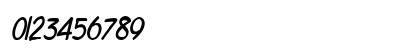Copybook-Condensed Bold Italic Numeric Preview