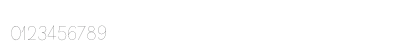Cosmopolitan Sans Thin Numeric Preview