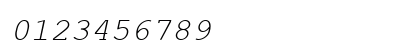 Courier_New Italic Numeric Preview